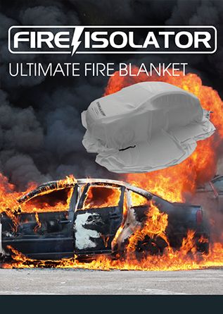 Fire Isolator Blanket how to extinguish an EV car fire