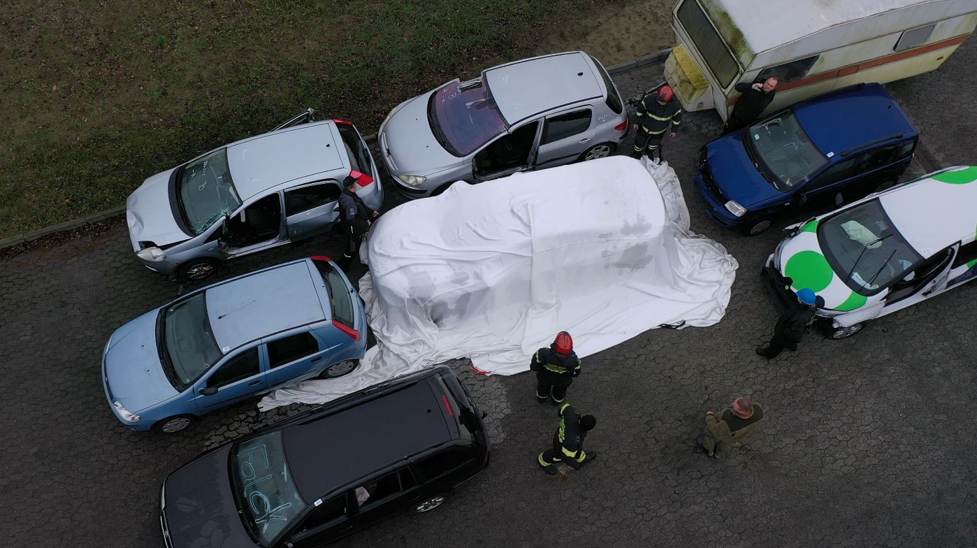 carpark fire blanket