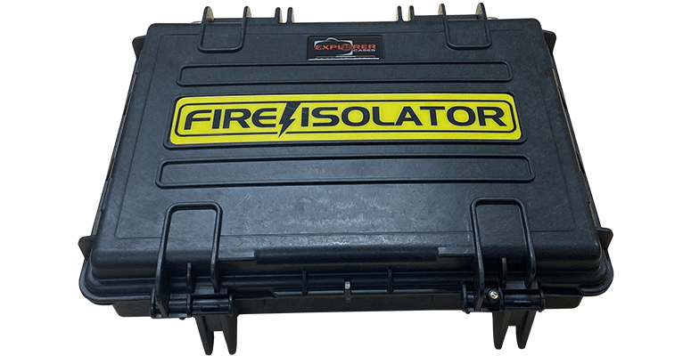 Containing EV battery fires with aerosol units: a guide for fire fighters