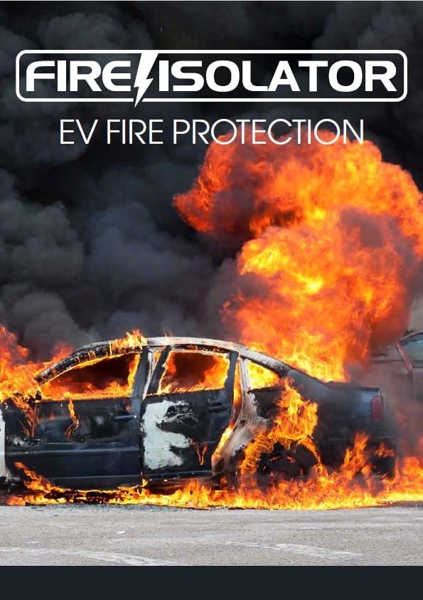 Fire Isolator Concept how to extinguish an EV car fire