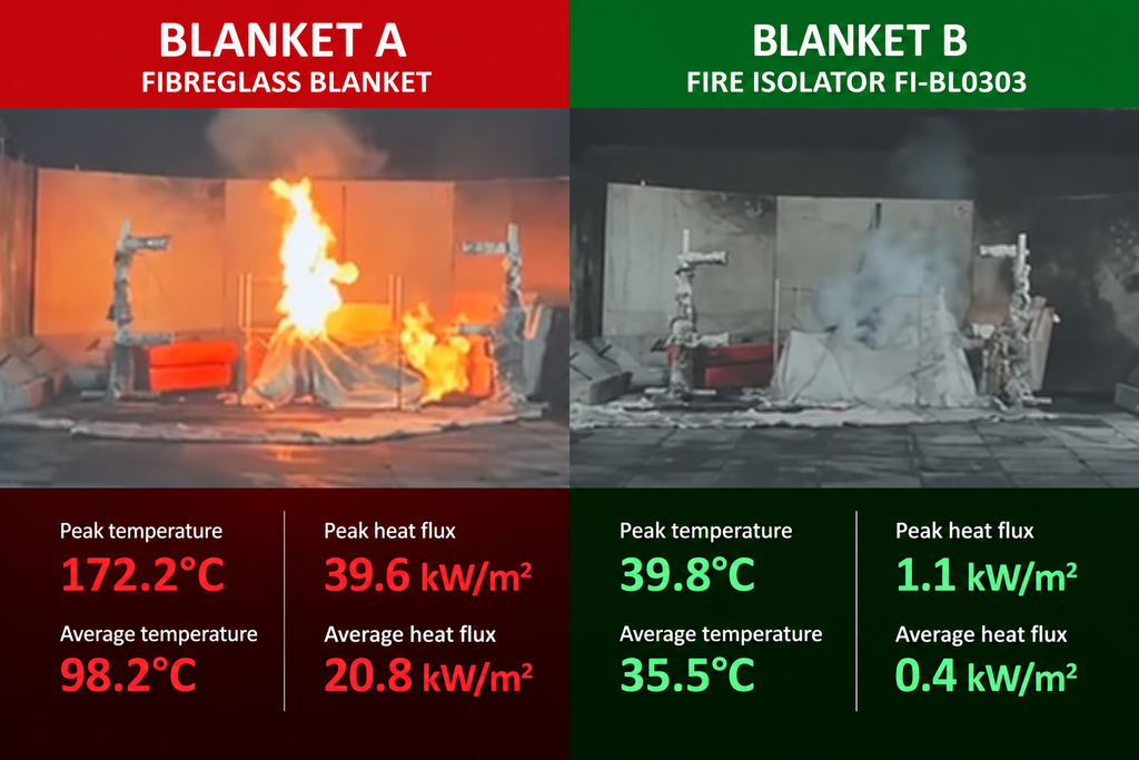 Fire Isolator Fire Blanket Demonstrates Effective Lithium-Ion Battery Fire Containment in Singapore Civil Defence Force Test