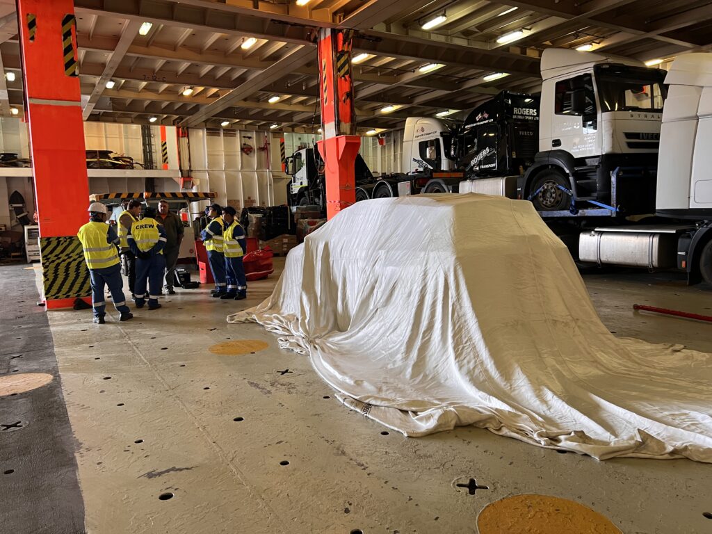 Manta ignífuga para coches