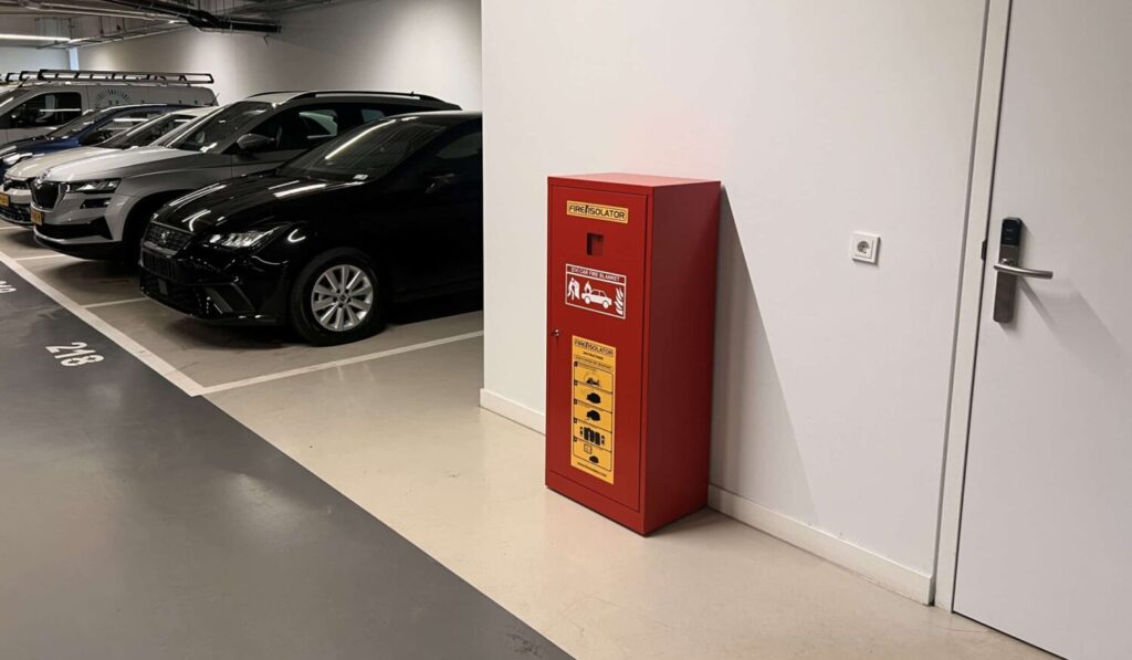 Electric Vehicle fire equipment carparks