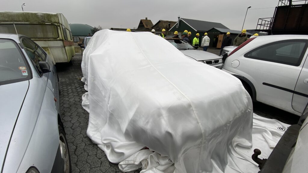 'Lithium battery fire in auto recycling'